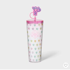 Disco Hearts Wave Tritan Hydration Tumbler White/Pink Roller Rabbit x Target